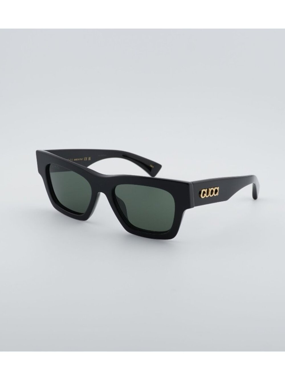 Gucci GG1835S 001 Sunglasses Black Square Frame, Grey Lenses